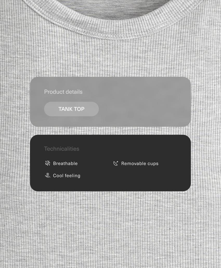 Удлиненный топ-майка в рубчик из смесового модала