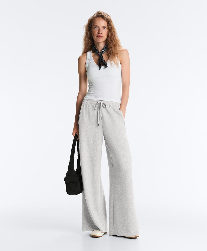 Tank top в рубчик из смесового модала