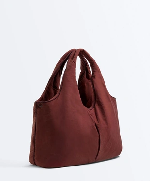 Contrast trim shopper bag- Заказать в России