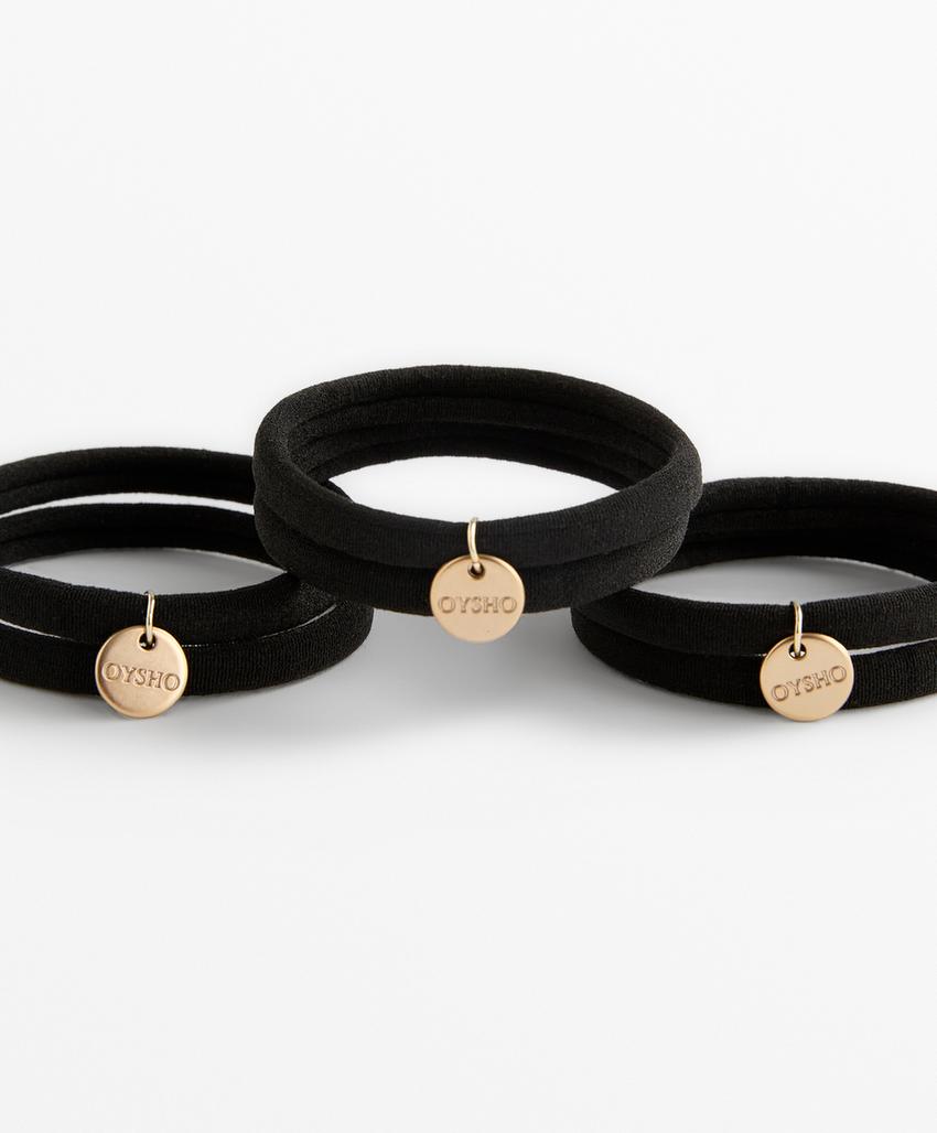 6 резинок для волос с логотипом Oysho
