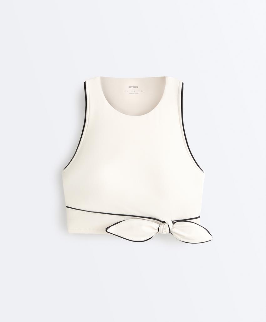 Tank top Comfortlux без рукавов с бантом