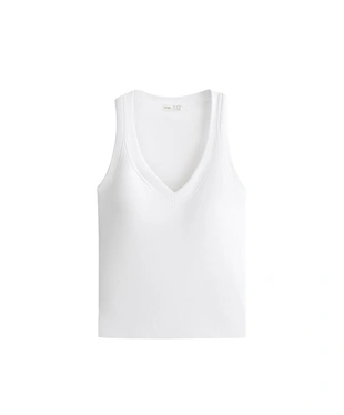 Tank top в рубчик из смесового модала- Заказать в России