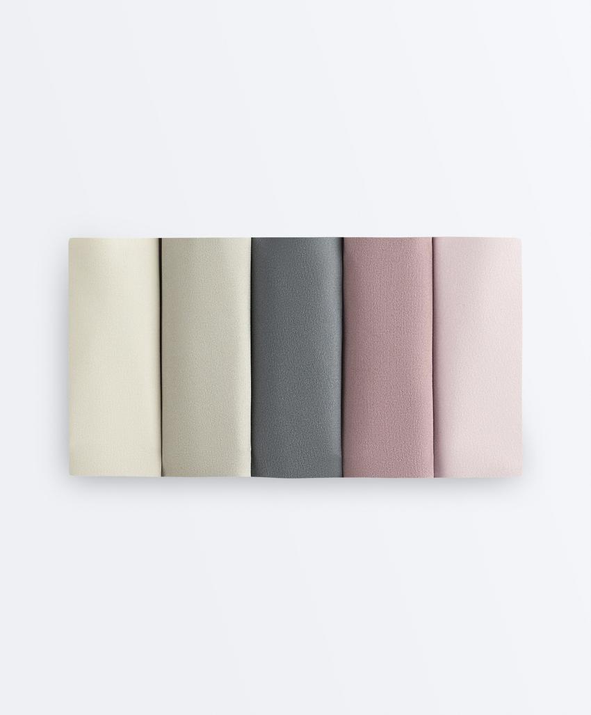 5 трусов танга из смесового полиамида с лазерной обработкой края