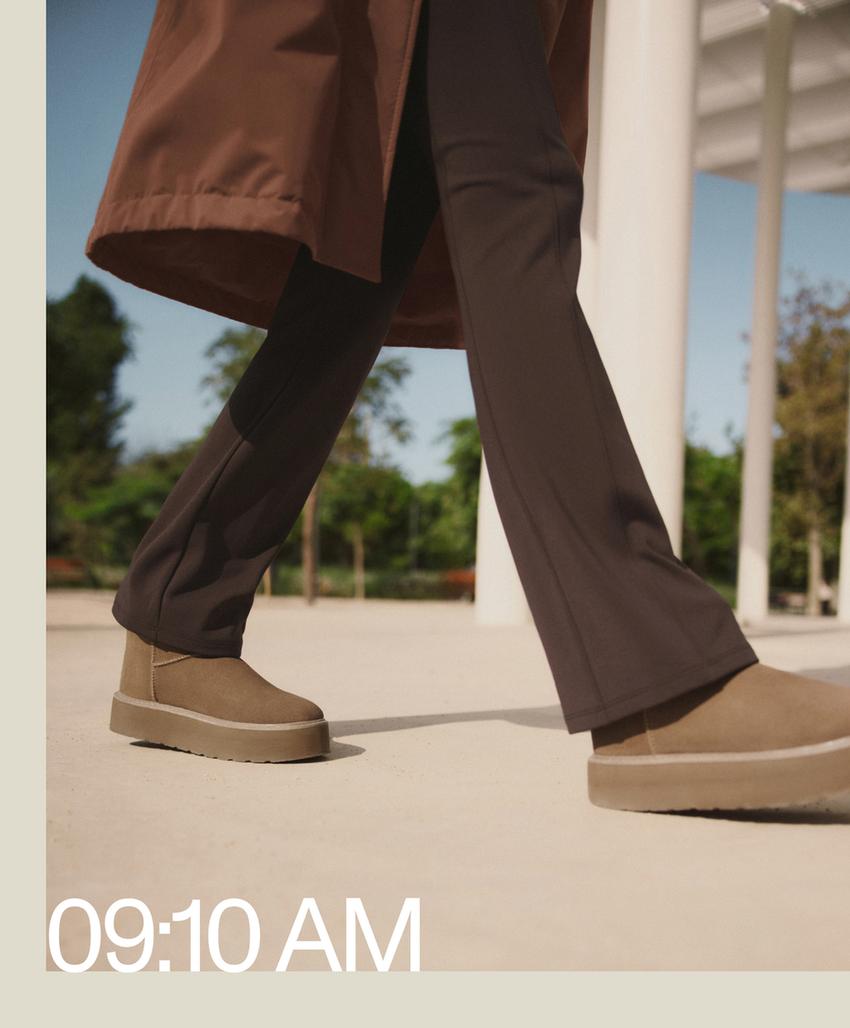 Кожаные ботинки на платформе