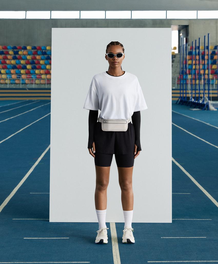 Регулируемая поясная сумка для бега