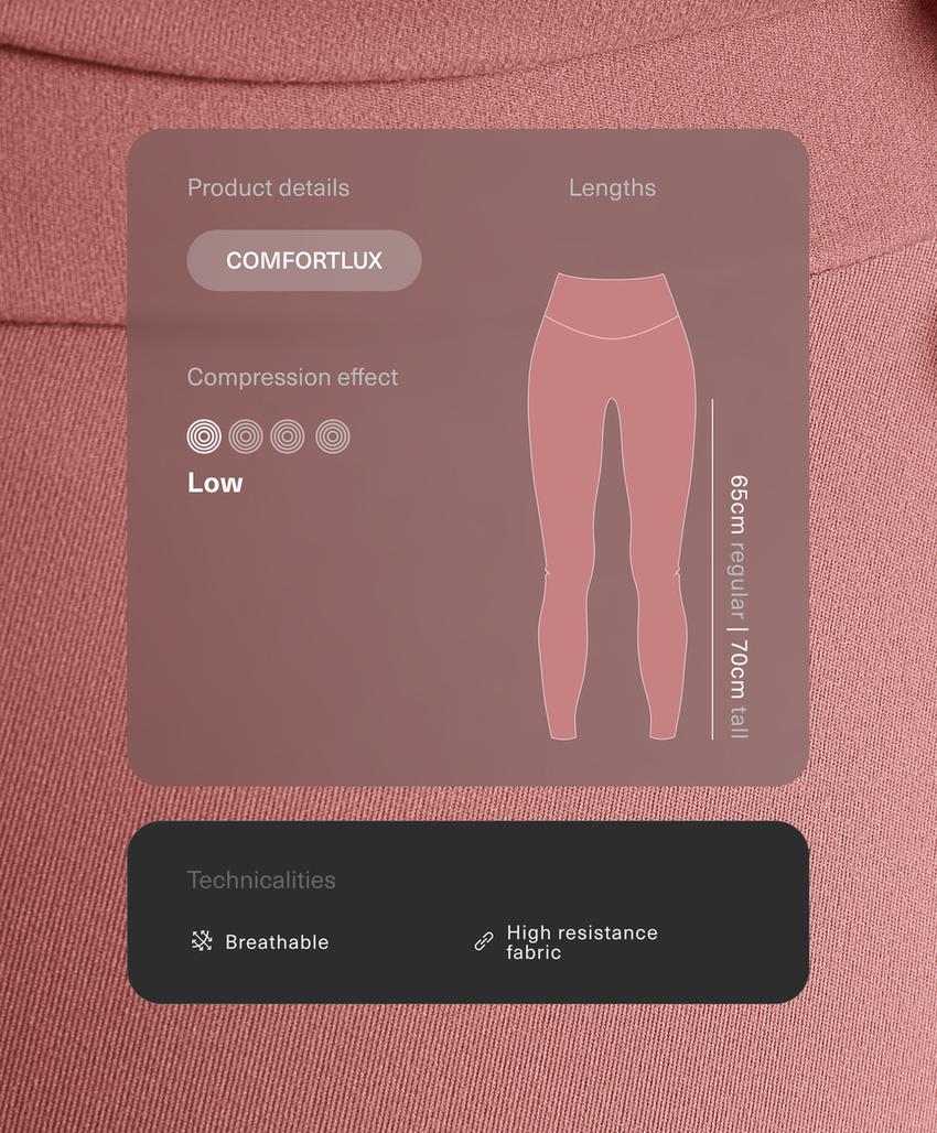 Легинсы длиной до щиколотки Comfortlux с завышенной талией