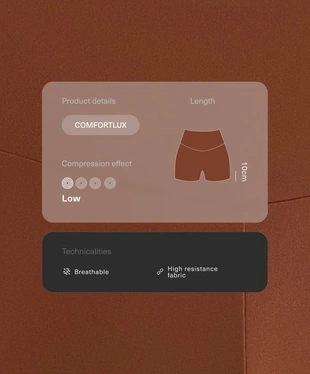 Легинсы Hot Pants Comfortlux High rise 10 см- Заказать в России