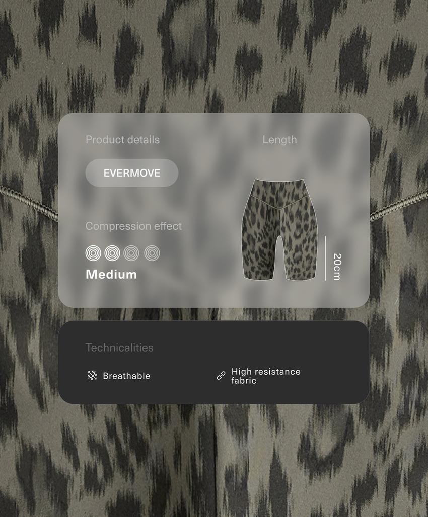 Легинсы-велосипедки Evermove с высокой посадкой 20 см