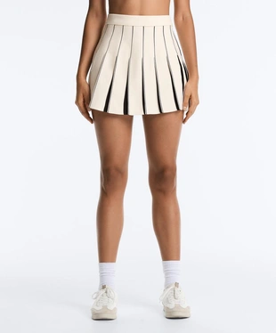 Короткая юбка high rise, плиссированная, seamless- Заказать в России