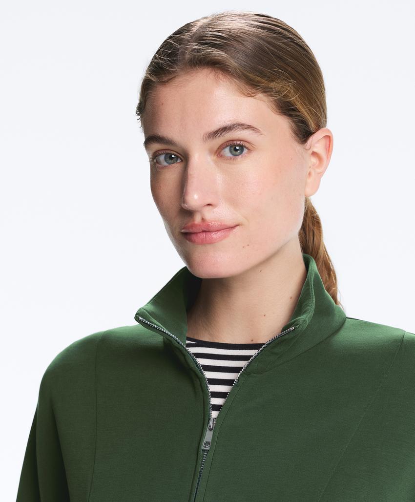 Куртка с приталенной талией из мягкой ткани с модалом