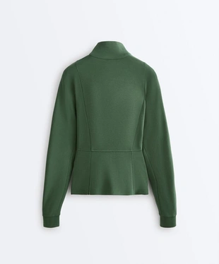 Куртка с приталенной талией из мягкой ткани с модалом- Заказать в России