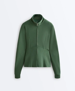 Куртка с приталенной талией из мягкой ткани с модалом- Заказать в России