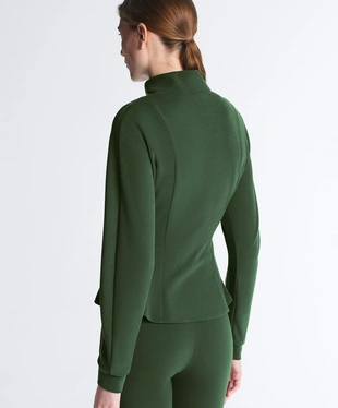 Куртка с приталенной талией из мягкой ткани с модалом- Заказать в России