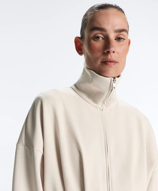 Длинная куртка из пике с поясом и складками, хлопок- Заказать в России