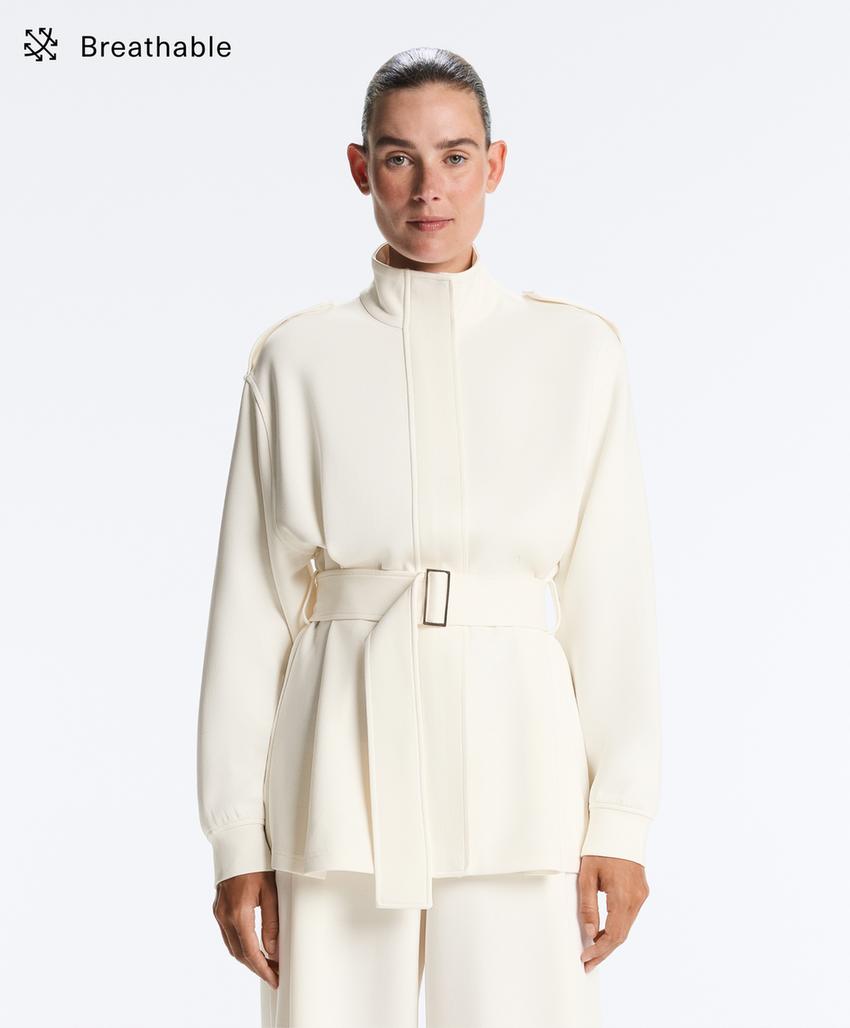 Удлиненная куртка Utility из твила с поясом