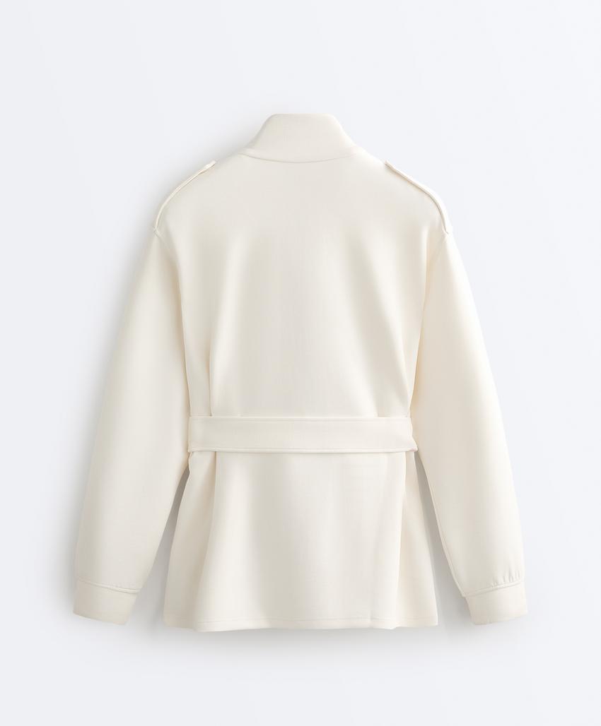 Удлиненная куртка Utility из твила с поясом