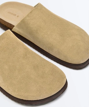 Замшевые сабо- Заказать в России