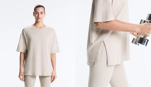 Футболка из смесового хлопка- Заказать в России