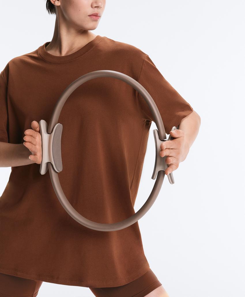 Футболка Oversize с короткими рукавами из смесового хлопка