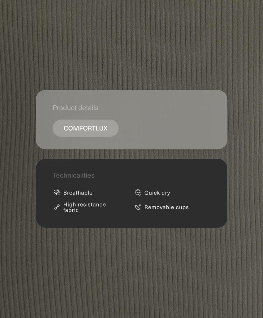 Tank top Comfortlux Rib без рукавов