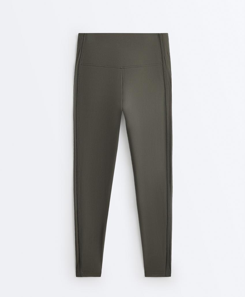 Легинсы длиной до щиколотки Comfortlux с завышенной талией Rib