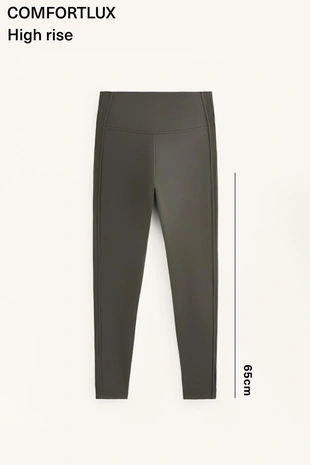 Легинсы длиной до щиколотки Comfortlux с завышенной талией Rib- Заказать в России