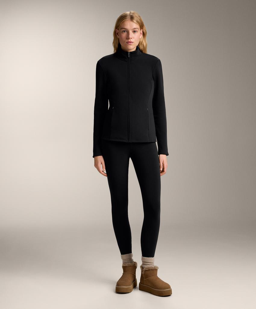 Super-extra-warm seamless 70cm high-rise ankle-length leggings