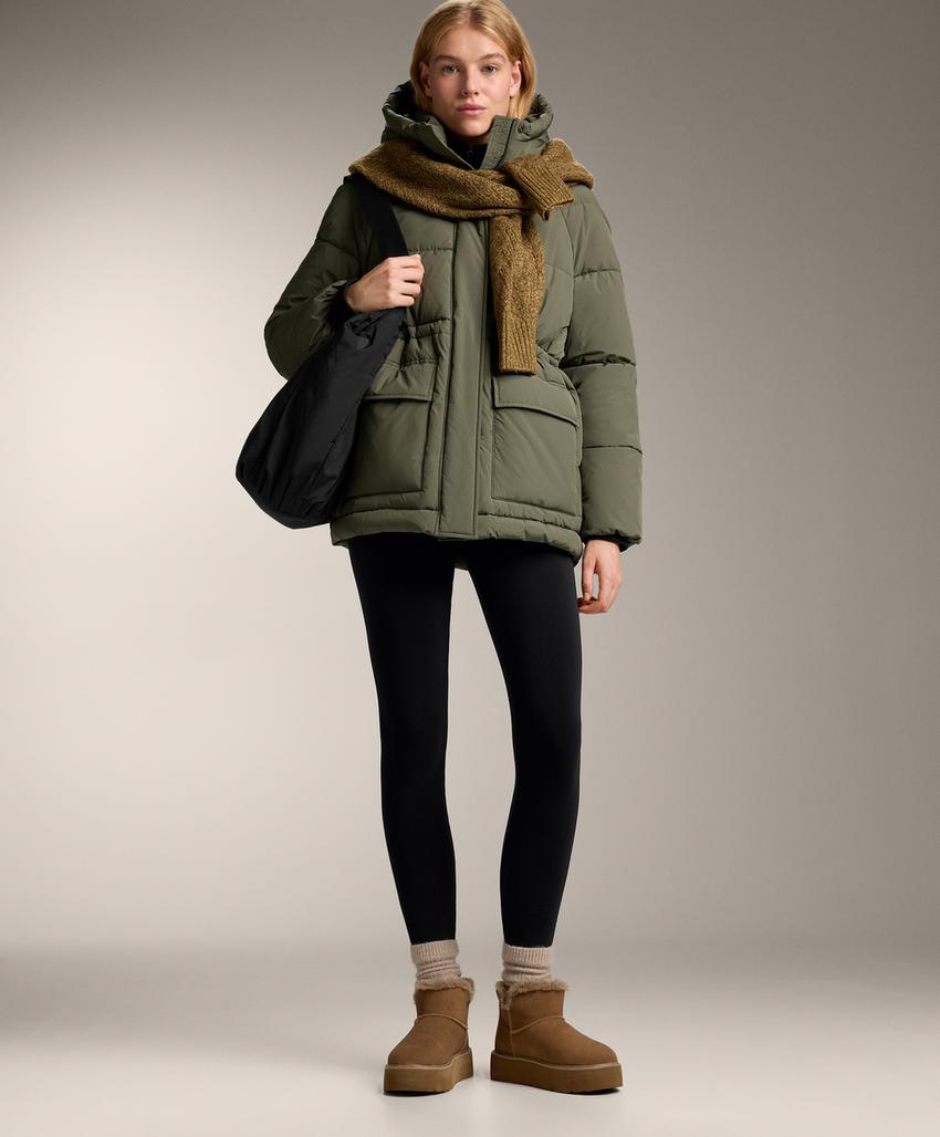 Super-extra-warm seamless 70cm high-rise ankle-length leggings