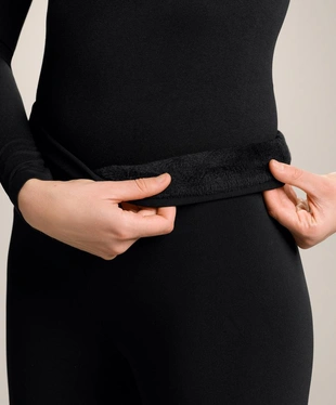 Super-extra-warm seamless 70cm high-rise ankle-length leggings- Заказать в России