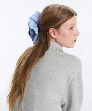 Резинка для волос макси из 100% хлопка в полоску- Заказать в России