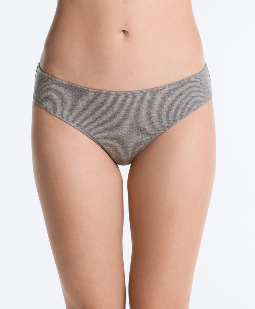 5 классических трусов Rib из смесового хлопка