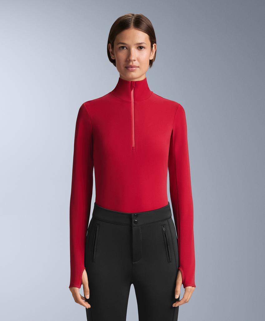Термофутболка Base Layer с молнией до середины груди