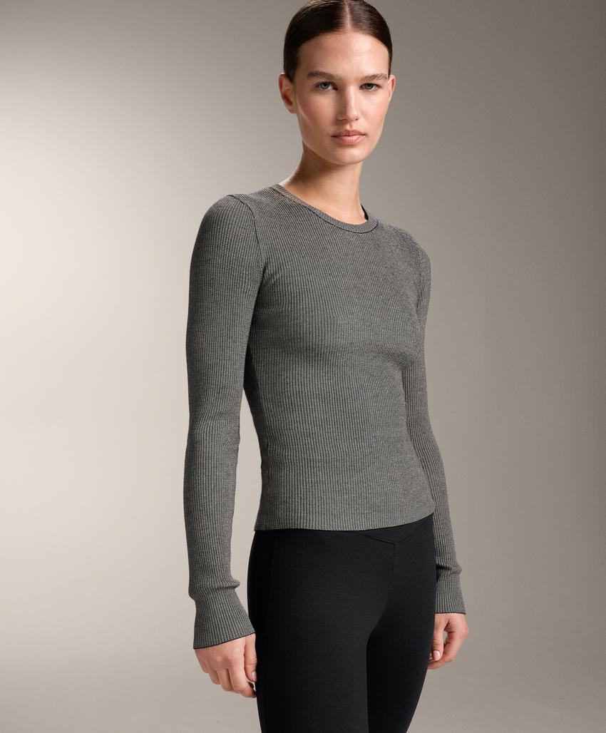 Футболка Base layer из трикотажа с рельефным узором