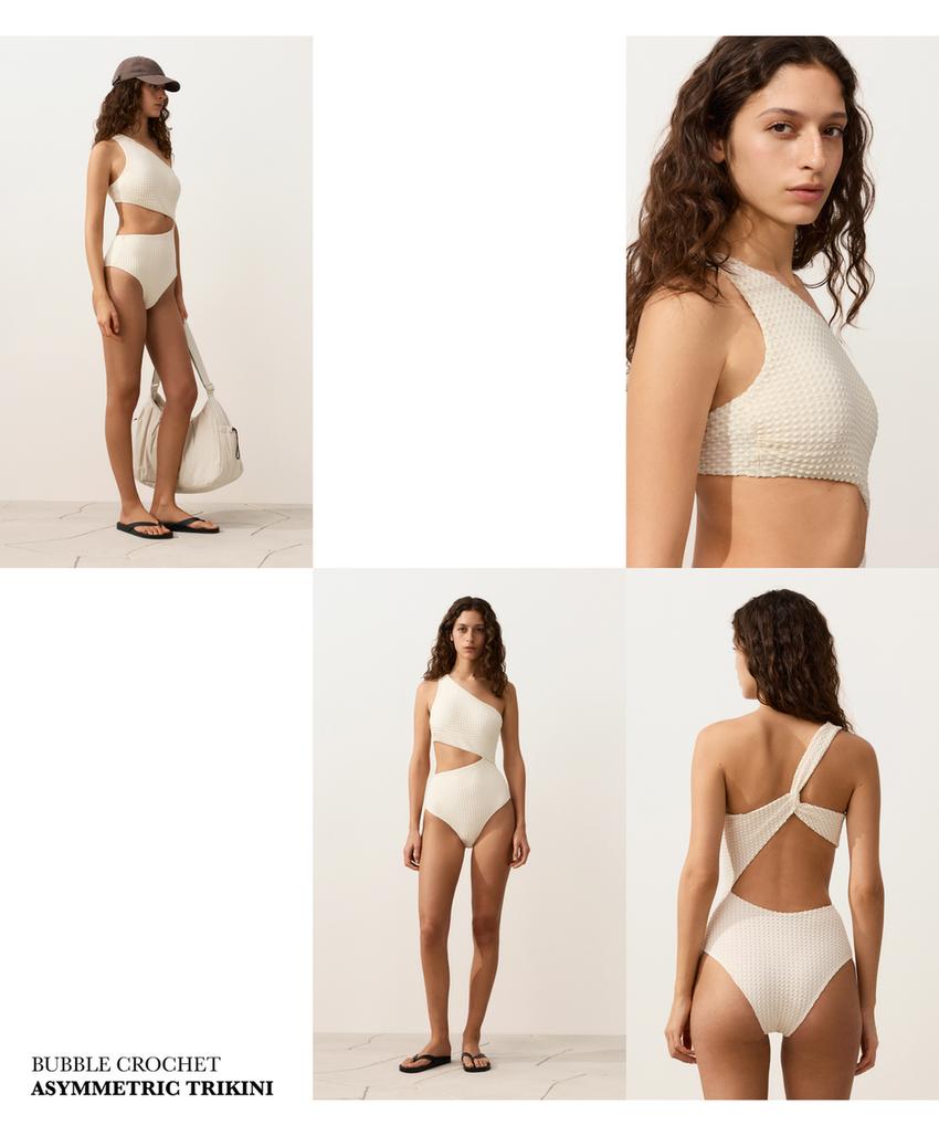Асимметричное трикини Crochet