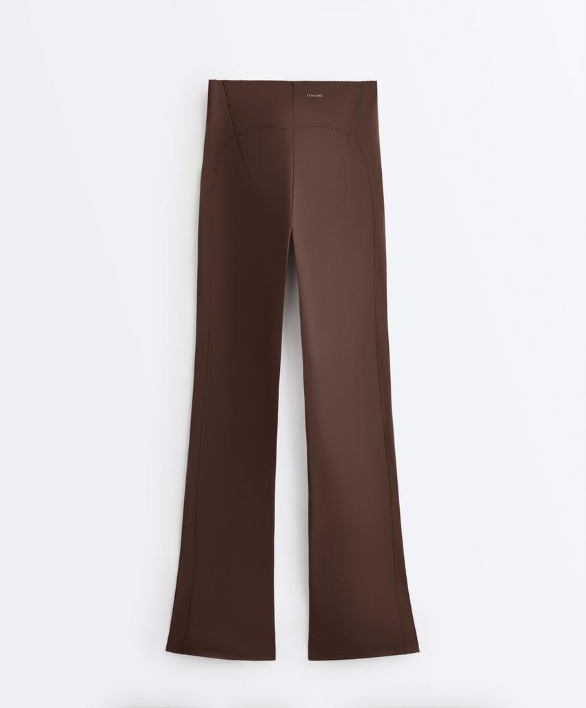 Брюки клеш Compressive с завышенной талией и эффектом пуш-ап