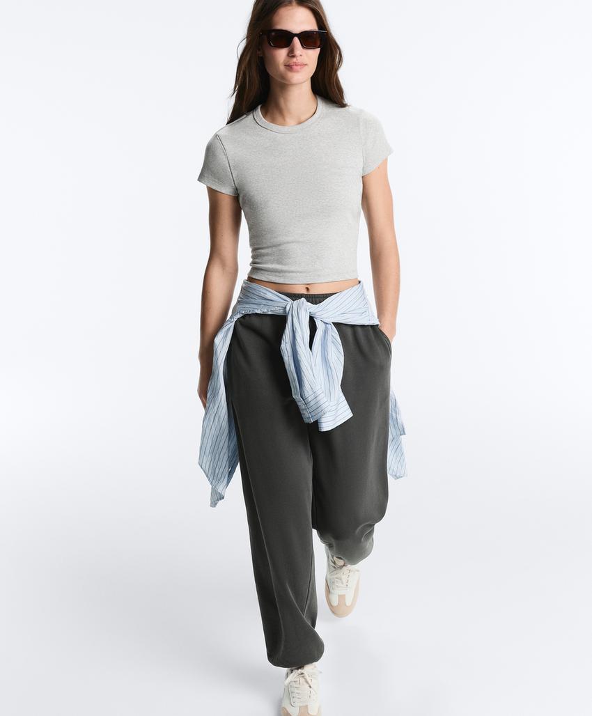 Джоггеры из смесового хлопка