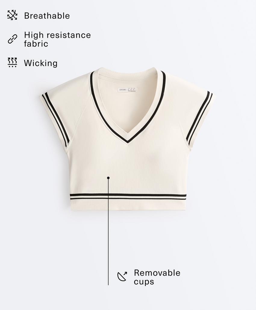 Футболка с короткими рукавами Seamless