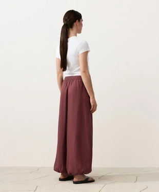 Брюки-блуммеры из 100%-го льна- Заказать в России