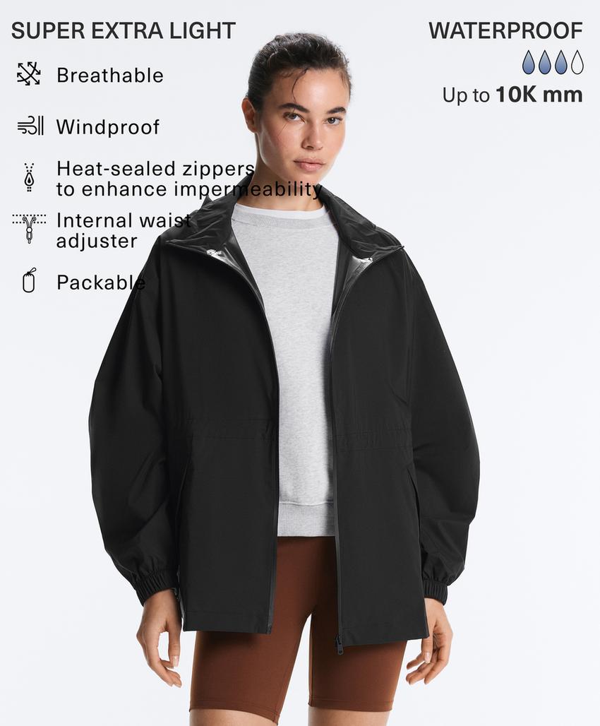 Ультралегкая упаковываемая куртка, водонепроницаемость 10 000 мм