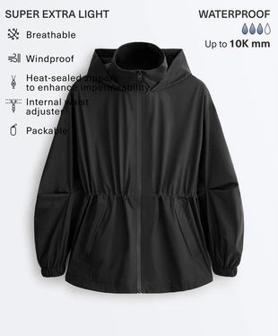 Ультралегкая упаковываемая куртка, водонепроницаемость 10 000 мм- Заказать в России