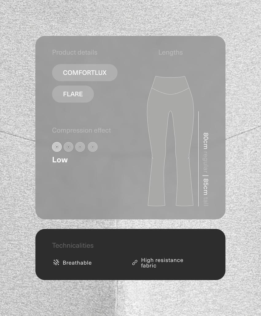 Брюки клеш Flare High rise Comfortlux