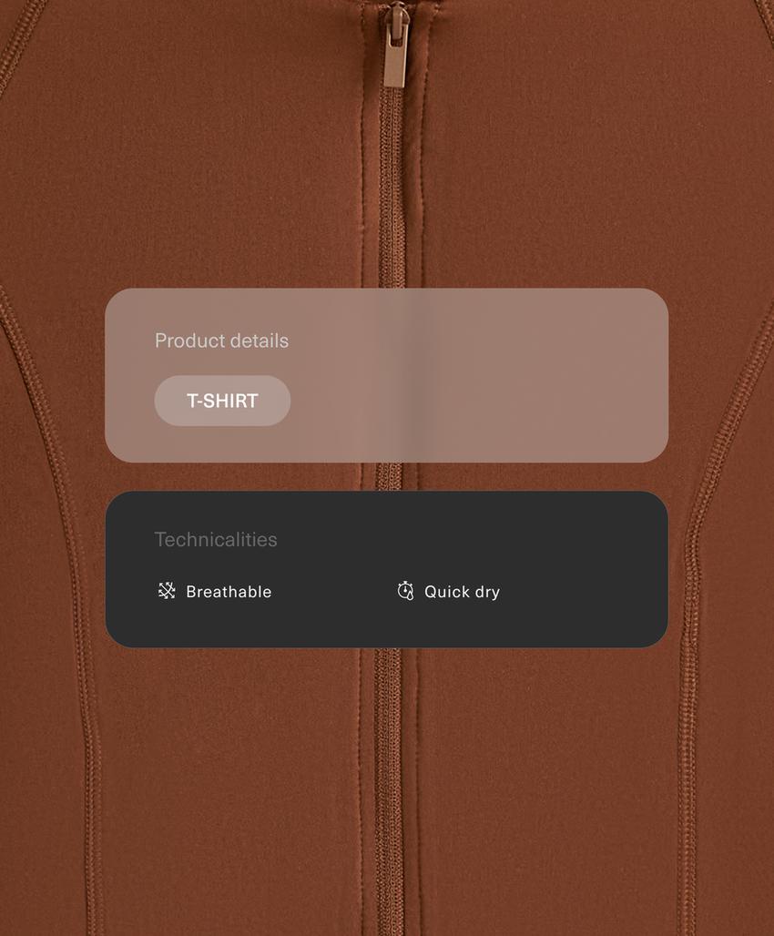 Футболка на молнии с короткими рукавами