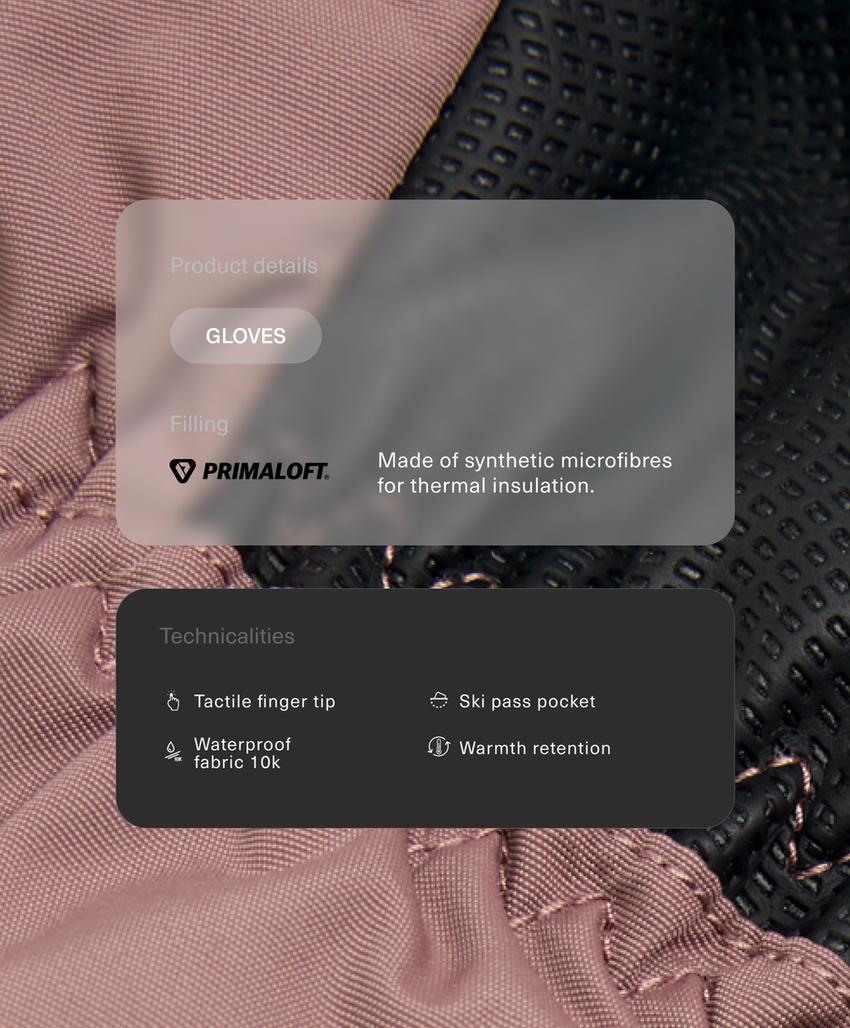Технические перчатки SKI Primaloft®