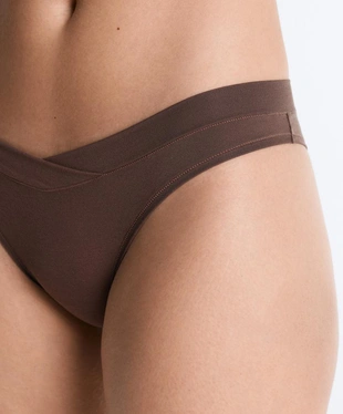 5 трусов бразильяно из смесового модала с V-образным вырезом- Заказать в России