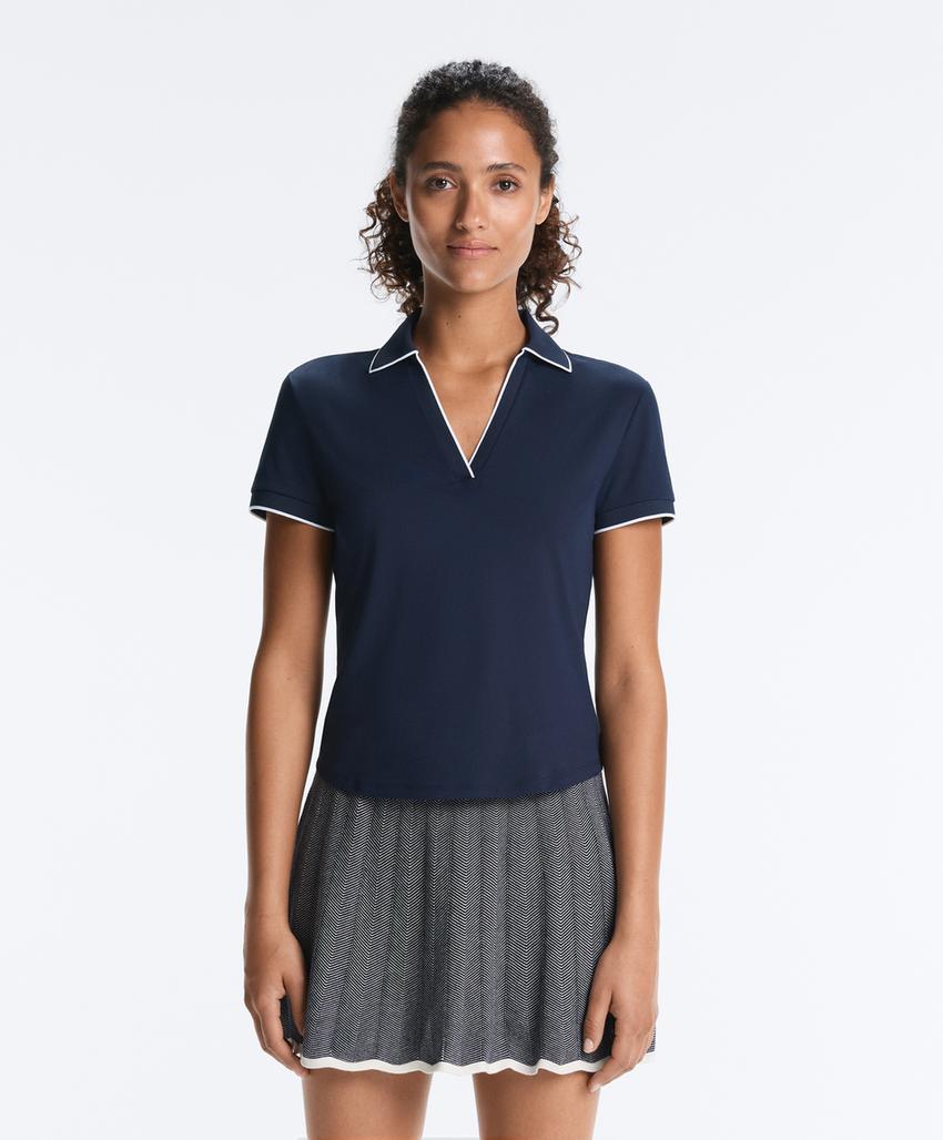 Поло Comfortlux с коротким рукавом и окантовкой