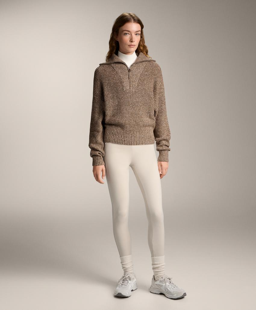 Легинсы длиной до щиколотки Warm с карманами и высокой посадкой, 70 см