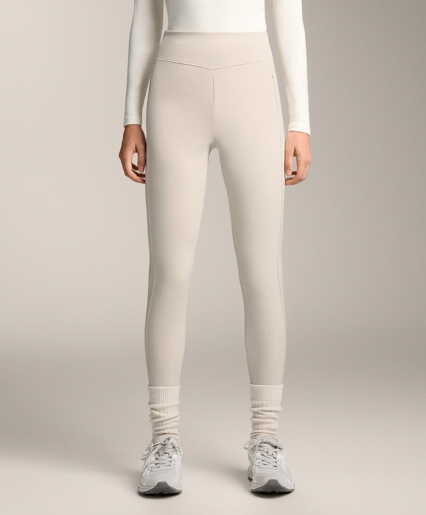 Легинсы длиной до щиколотки Warm с карманами и высокой посадкой, 70 см