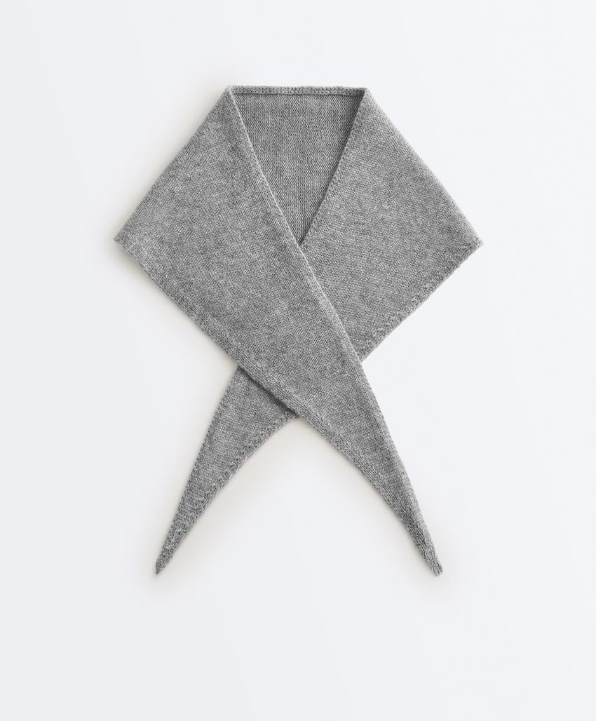 Вязаная бандана: 90% шерсть, 10% кашемир