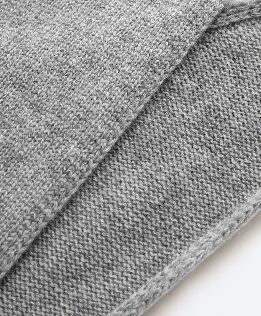 Вязаная бандана: 90% шерсть, 10% кашемир