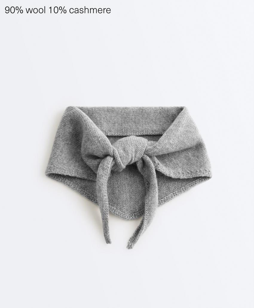 Вязаная бандана: 90% шерсть, 10% кашемир